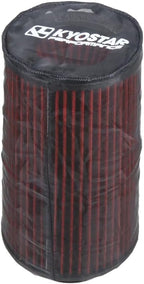 KYOSTAR Universal Air Filter Cover for Car Cold Air Intake Systems, Flexible Air Filter Sock for High Flow Air Intake Filter, Dustproof Washable High-Flow Air Cleaner Wrap, 9.4" Height & 5.9" Diameter