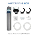 Aquasana Water Filter for Sink Faucet | Reduces 99% of 78 Contaminants Including Chlorine & Lead from Tap Water | Under Sink Filtration | Claryum Direct Connect | AQ-MF-1