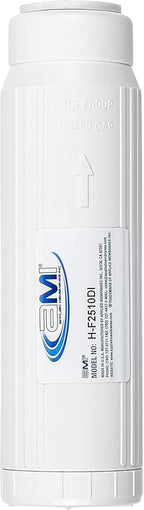 APPLIED MEMBRANES INC Deionization Water Filter Cartridge for Ultra Pure Water | 10 Inch Standard DI Filter | High Purity Semiconductor Grade Mixed Bed DI Resin | Great for Aquarium and Reef H-F2510DI