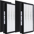 A2 True HEPA Replacement Filter, Compatible with Filtrete FAP-C02-A2, FAP-C03-A2, FAP-T03-A2 Air Purifier, Part # 1150101, 2 HEPA + 2 Carbon pre-filters