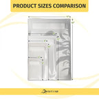 OutOfAir 100 Vacuum Sealer Bags: 4" x 6" Pre Cut Bags - Works with FoodSaver & Other Machines - 33% Thicker BPA Free, 4 Mil Commercial Grade, 4 x 6 inches