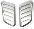 Car Hood Scoop Air Intake Vents Compatible For Hyundai Ix35 Solaris Compatible For Renault Captur Compatible For Kia And Sportage 4(Silver)