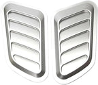 Car Hood Scoop Air Intake Vents Compatible For Hyundai Ix35 Solaris Compatible For Renault Captur Compatible For Kia And Sportage 4(Silver)