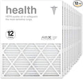 AIRx Filters Health 24x30x1 Air Filter MERV 13 AC Furnace Pleated Air Filter Replacement Box of 12, Made in the USA