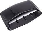Universal Car Hood Scoop Air Flow Intake Decorative Turbo Bonnet Vent Cover Compatible With Audi And BMW Compatible With VW And Civic(Black)