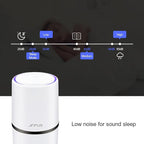 Air Purifier Small Portable Air Cleaner for Bedroom with HEPA Filter, Upgraded Low Noise Home Air Purifiers (White)