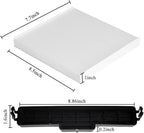 68406048AA 68052292AA Air Conditioning Filter Cabin Air Filter & Filter Access Door Compatible with Chrysler Dodge Vehicle 200, Ram 1500 2500 3500 2011-2019 Replaces 68318365AA 5058693AA(SET OF 4)