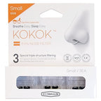 3-Ply Nose Filter Reusable Breathable Nasal Plugs Air Filteration for Dust, Pollution, Block Cold Air - Pack of 3 (Small)