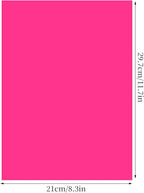 Lystaii 9pcs Gel Light Filter Color Correction Colored Overlays Transparent Color Film Lighting Gel Filter Plastic Sheets Correction 11.7 by 8.3 Inches for Film Video, Photo, Stage (Rose Red)