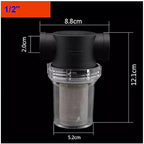 Heavy-Duty Inline Strainer Kit - 1/2 3/4 1 Inch High Pressure Filter for Farm Equipment & Garden Hose Systems(1")