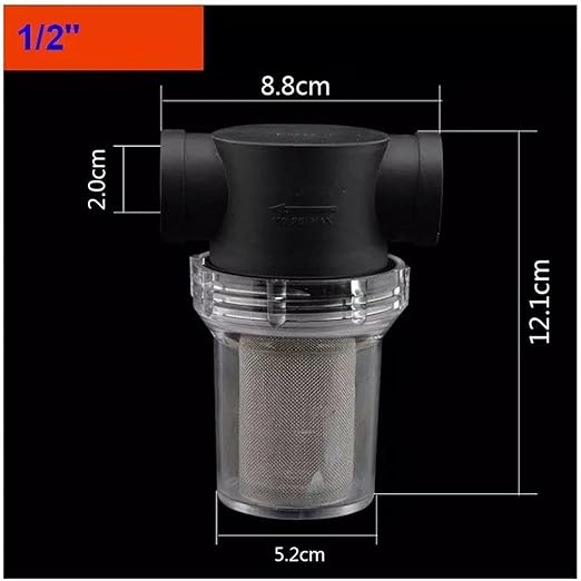 Heavy-Duty Inline Strainer Kit - 1/2 3/4 1 Inch High Pressure Filter for Farm Equipment & Garden Hose Systems(1")