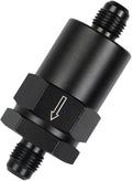 Automotive Tuning Inline Fuel Filter with AN6 Fittings and 30 Overfilter for EFI and Carburetor Systems