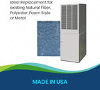 Natural Fiber Hog Hair Furnace Door Filter for Mobile, Manufactured and Modular Homes (20 x 30)