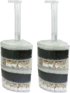 Corner Filter Up to 40 Gal ea. Air Driven Bio Sponge Ceramic for Fry Shrimp Fish Tank Aquarium