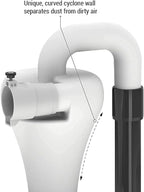 Mullet High-Speed Cyclone Dust Collector for Shop Vacuum - Sawdust Separator, Dust Collectors for Woodworking, Garage, Hobbyist Debris Extraction