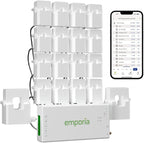 Emporia Vue 3 Home Energy Monitor - Smart Home Automation Module and Real Time Electricity Usage Monitor, Power Consumption Meter, Solar and Net Metering for UL Certified Safe Energy Monitoring