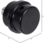 2PCS Metal Intake Filter Sound Muffler - Air Compressor Silencer (1/2"PT 20mm)