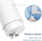 Waterdrop Faucet Water Filter, Replacement for Brita® Filter, Brita® Faucet 36311 On Tap Water Filtration System, FR-200, FF-100 Replacement Filter, White (4 Packs)