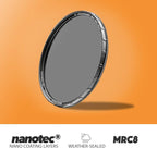 62mm X2 CPL Circular Polarizing Filter for Camera Lenses - AGC Optical Glass Polarizer Filter with Lens Cloth - MRC8 - Nanotec Coatings - Weather Sealed by Breakthrough Photography