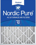 Nordic Pure 18x24x4 (Actual Size: 17 1/2 x 23 3/8 x 3 5/8) Pleated MERV 12 Air Filter 1 Pack