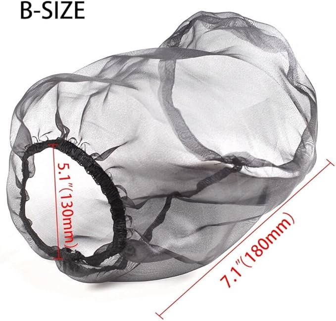Car Intake Filter Mesh Cover Polyester Cloth Oilproof and Dustproof Cover Cold Air Filter Protector Cover Rain Sock Protective for Motorcycle Automotive (Type B Red)