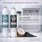 Two-Stage Replacement Filter Compatible with Avalon Coolers – 1500 Gallon Capacity, Reduces Lead, Chlorine Taste & Odor, Third-Party Tested.
