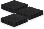 Glad Charcoal Filters for Compost Bins, Odor Absorbing Carbon Replacement Pads for Kitchen Waste, 2 Year Supply, 2.56-inch Squares, 12 Count