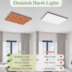Cowboys Horses 2 Pcs Fluorescent Light Covers 4 x 2 Feet, Desert Ethnic Winds Orange Background Covers for Ceiling Lights Magnetic Light Cloth Filter for Classroom Office Home