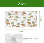 Fluorescent Light Covers for Drop Ceiling Abstract Brown Camels Palm-Trees Magnetic Light Filters, Vintage Deserts Ceiling Shade Filters for Home Classroom Office,2x4 ft,2Packs