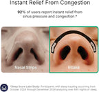 Intake Breathing Magnetic Nasal Strips Starter Kit (15 Count, Black) - Boost Oxygen Intake, Reduce Snoring, Improve Sleep Quality - Sweat Resistant, Nasal Strips - Extra Strength Snoring Solution