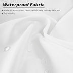 Blue Aircraft Waterproof Outdoor Curtains for Patio, Windproof Weatherproof Curtains with Weighted Hem, Modern Abstract Art Gradient Airplane Light Filtering Privacy Drapes for Porch 54"x 95"