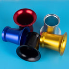 50mm Carburetor Air Filter Trumpet Velocity Stack Funnel CNC Alloy Parts Fit for PE VM 21mm,24mm,26mm,28mm,30mm, for Honda Yamaha Kawasaki ATV Dirt Bike Carb Intake Wind Horn Cup. (gold)