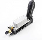 Engine Oil Cooler and Oil Filter Housing Adapter For 2011-2016 Chrysler 200 300, For Dodge Charger Challenger, For Jeep Grand Cherokee, ProMaster 3.6L V6, Replace# 5184304AE 68105583AF, 68105583AG