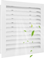 20"x20" Gable Vent - Premium Aluminum，Filter Screen for Removable, Ideal for Gables, Sheds, and Attics - Vent Opening 18"x18" - Boost Ventilation and Guard Against Moisture