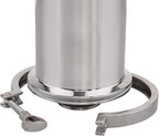 DERNORD 1.5 Inch Tri-Clamp Filter - SS304 Sanitary Fittings Inline Straight Strainer with 60 Mesh Stainless Screen