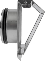 Vent Systems 6" Inch Air Supply Vent Cover with Rubber Gasket - Stainless Steel - Robust Weatherproof Outdoor Air Intake Box - Duct or Surface Mounting - Rain and Snow Protection
