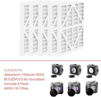 Abestorm MERV-10 Air Filter for Filteair HEPA S1 S2 S3 / Filteair HEPA V1 V2 V3 Air Scrubber, 14.5x13.7x0.8 (5Pack)