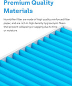 16 Pack 6000S Humidifier Wick Filter Replacement for LEVOIT Superior 6000S Smart Evaporative Humidifier, Upgraded Material with 12 Pack Sponge Filters