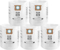 for Shop Vac Bags 10-14 Gallon, Type F 90662 9066200 9066233; Type I 90672 9067200 9067233; VF2005, High Efficiency Disposable Fine Dust Collection Vacuum Filter Bags (5 Pack)