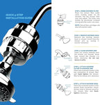 AquaBliss High Output Revitalizing Shower Filter - Reduces Dry Itchy Skin, Dandruff, Eczema, and Dramatically Improves The Condition of Your Skin, Hair and Nails - Matte Gold (SF100-GD)