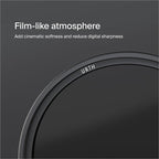 Urth 43mm Ethereal Black Mist ¹⁄₁ Diffusion Lens Filter (Plus+) - Cinematic Effect, 20-Layer Nano-Coated Light Dispersing Particles