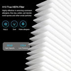 KJ217 Filter Replacement, Compatible with MOOKA KJ217 Smart Large Air Purifier, 3-in-1 H13 True HEPA with High-Efficiency Activated Carbon For Pets Dust Smoke Odor Dander Pollen, 2-PACK