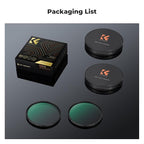 K&F CONCEPT 67mm Black Diffusion 1/4 & 1/8 Lens Filter Kit (2 Pcs), Mist Cinematic Effect Filter for Vlog/Video/Portrait Image with 28 Multi-Layer Coated