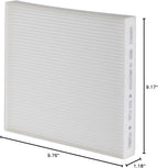 PG Cabin Air Filter PC9958 | Fits 2019-2024 Chevrolet Silverado 6500 HD, Silverado 5500 HD, Silverado 4500 HD, 2019-2024 International CV515, Recirculation