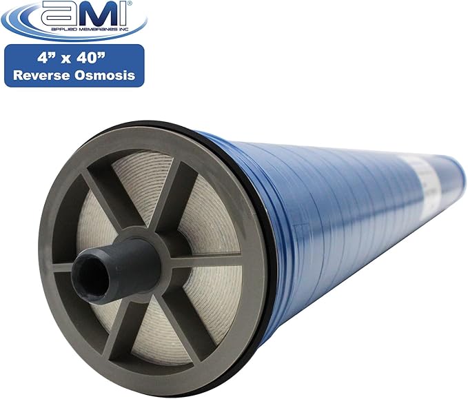 4x40 Low Energy Reverse Osmosis Membrane Element for Tap Water | 2900 GPD at 150 psi | 99.5% Rejection | Replacement Commercial RO Membrane | Applied Membranes USA M-T4040ALE…