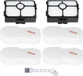 HZ4002 Filter Replacement for Shark HZ3002 HZ3000 Stratos Ultralight Corded Stick Vacuum Accessories Spare Part, 2 HEPA & 4 Foam & Felt Filters Kit, Compare to Part # XFFKHZ3000 XHFHZ3000