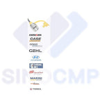 SINOCMP Hydraulic Pressure Test Coupling Kit with 3 Pressure Gauge, 3 Hoses and 6 Couplings, Hydraulic Gauge Set for Excavator Construction Machinery