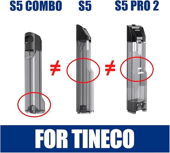 Clean/Dirt Water Tank Replacement,Compatible For Tineco,FLOOR ONE S5 / S5 PRO 2 Smart Wet/Dry Vacuum Cleaners Accessories Parts Large Capacity(S5PRO2CWT1)