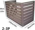 Multifunctional Aluminum Shutter Privacy Fence, Mini Split Cover for External Units, freestanding Enclosure to Cover Garbage Or Units, Noise Reduction, Suitable for Garden, Balcony, Outdoor ( Color :