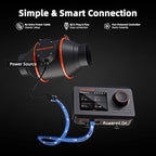 Spider Farmer Smart Air Filtration Kit 4", Inline Duct Fan, GGS Temperature Humidity Controller with App Control, Carbon Filter Combo, 13Ft Ducting, Ventilation System for Grow Tent, Hydroponics